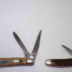 2 Schrade Walden NY USA Folding Pocket Knife