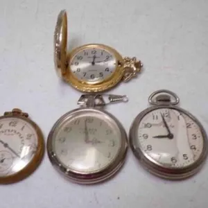 4 Pocket Watches - Various Ages & Conditions