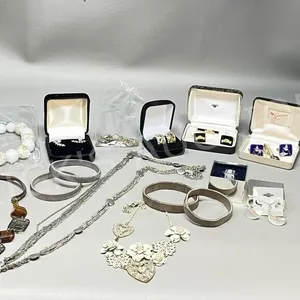 lot of costume jewelry & cufflink sets