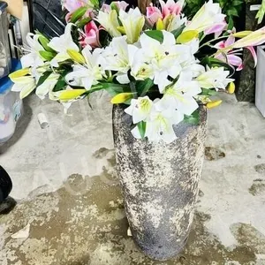 NEW Syuri artificial flowers in vase - 36" tall