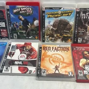 PlayStation PS3 Game lot Wolfenstein Red Faction