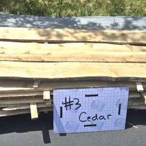 Cedar #3 - Pile of 145 Board Feet Boards