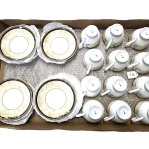 Set of 12 Cups and Saucers