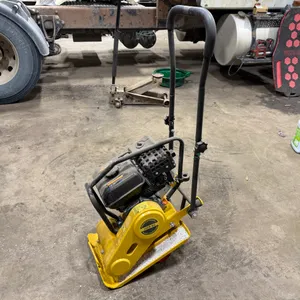 14” Gas Powered Plate Compactor, In Working Condition. This Item is Located in South Dakota, Therefo