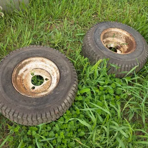 (2) 16x6.50-8 Tires on 3 Bolt Rims, Buying Both for One Money