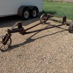 3-Wheeled Steel Cart, Tires Do Not Turn