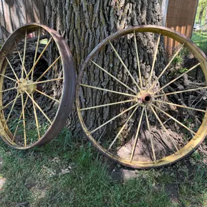 (2) 46” Steel Wheels, Buying All for One Money