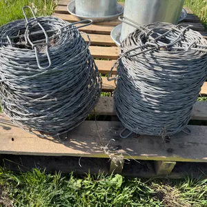 1 Full And 1 Mostly Full Roll Of High Tinsel Braided Wire