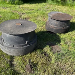 (2) Covered Livestock Mineral Feeders, Buying All for One Money