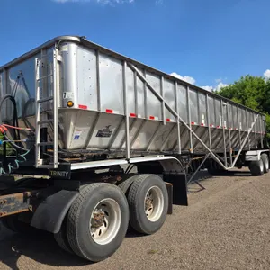 2009 Stainless Steel Trinity Eagle Bridge Live Bottom Trailer,  42’ Long, 48” Belt, Brakes and Drums