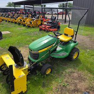 John Deere X324 Lawn Mower with 4 Wheel Steer, 531 Hours, Comes with 48” Deck with Power Bagger, Fro