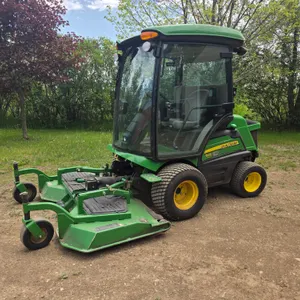 John Deere 1585 Terrain Cut Lawn Tractor, 342.5 Hours, 72” Deck and 60” Heavy Duty Snow Blower, Shaf