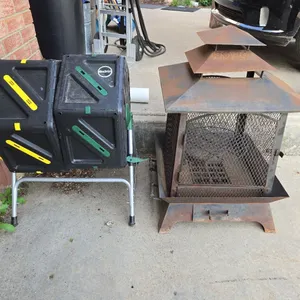 Patio Heater and Compost Tumbler