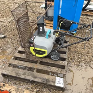 YARDWORKS 20" SNOWBLOWER, METAL STEPS