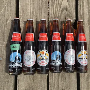 6 centennial ND Coca cola bottles - full
