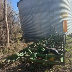 JD C11 Field Cultivator, 3 Pt, 3 Bar Harrow