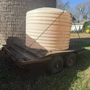 Poly Water tank on Tandem Trailer