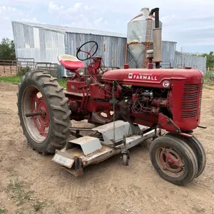 Farmall Super C Tractor w/ Belly Mower