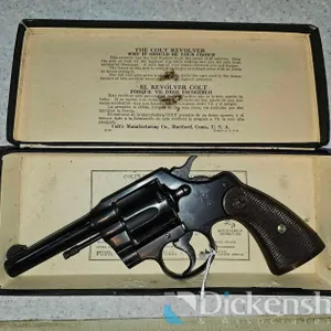 REVOLVER COLT POLICE .38SPL, S/N: 741220