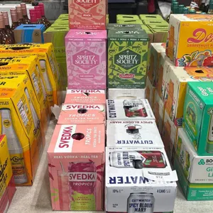 BOXES OF MIXED CANNED DRINKS, QTY (15)