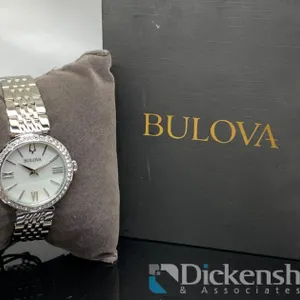 Bulova Women's Watch Mother of Pearl Dial With Box