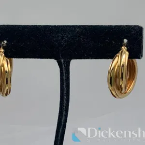 14KT Yellow Gold Hoop Earrings