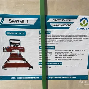 2026 AGT YC32-G Portable Sawmill (Unused)