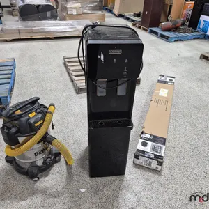 Bin Warehouse Heavy Tote Rack, DeWalt Shop Vacuum, Water Cooler
 UNRESERVED