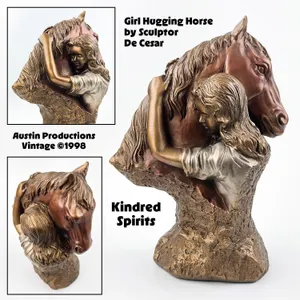 AUSTIN PROD. KINDRED SPIRITS HORSE SCULPTURE ART