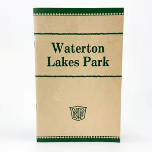 WATERON LAKES NATIONAL PARK - VTG HISTORY BOOK