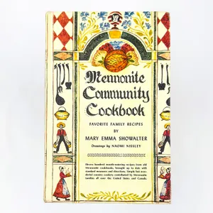 MENNONITE COMMUNITY COOKBOOK VINTAGE BOOK