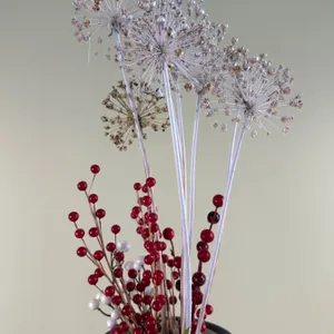 Vase with Artificial Flowers