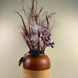Naturally Home Vase with Floral Decoration