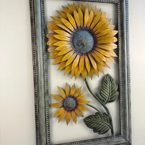 Metal Sunflower Art