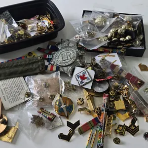 Selection of military pins and bars