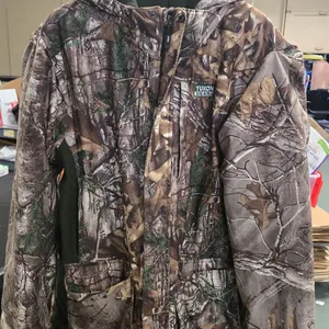 Mens Yukon Gear sent factor lined jacket with tie up hood