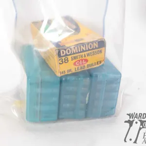 Four full 50 count packs of .38 S&W reloads