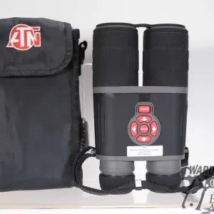 ATN Binox HD day & night binoculars w/ GPS. Note: No charge cord