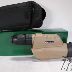 Appears new in box OpticSpice STS Tactical spotting scope FFP Reticle. Comes w/ protective case and 