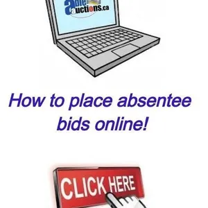 How to place absentee bids online