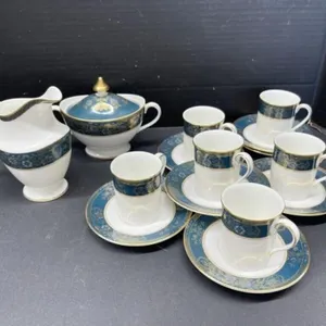 Royal Doulton Carlyle Demitasse Cups & Saucers,