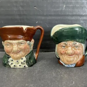 2 Royal Doulton Character Jugs - Old Charlie &