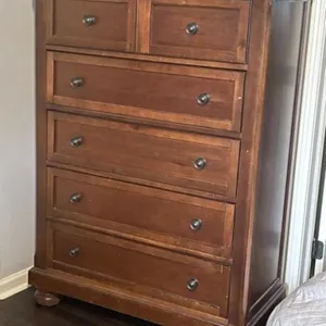 5 Drawer Bassett Highboy Dresser