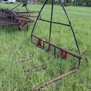 Homemade Square Bale Fork for Loader