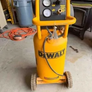 DeWalt 110 by upright air compressor