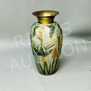 Cloissone vase - 6 1/2" tall