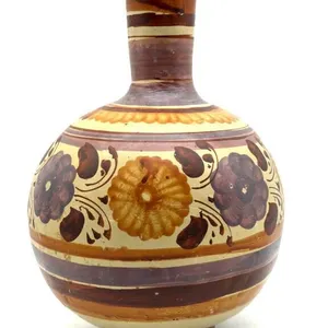 Handmade and Hand Painted Pottery Vase 12”