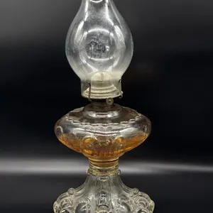 Antique Princess Oil Lamp with Moon and Star