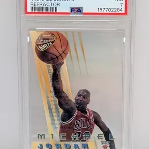 1996 Bowman's Best Shots Michael Jordan Ref PSA 7