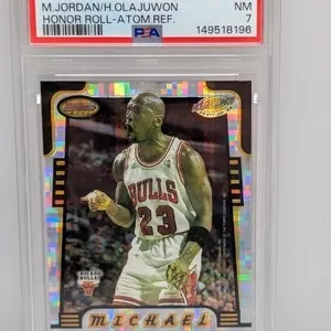 1996 Bowman's Best Jordan HRoll Atomic Ref PSA 7